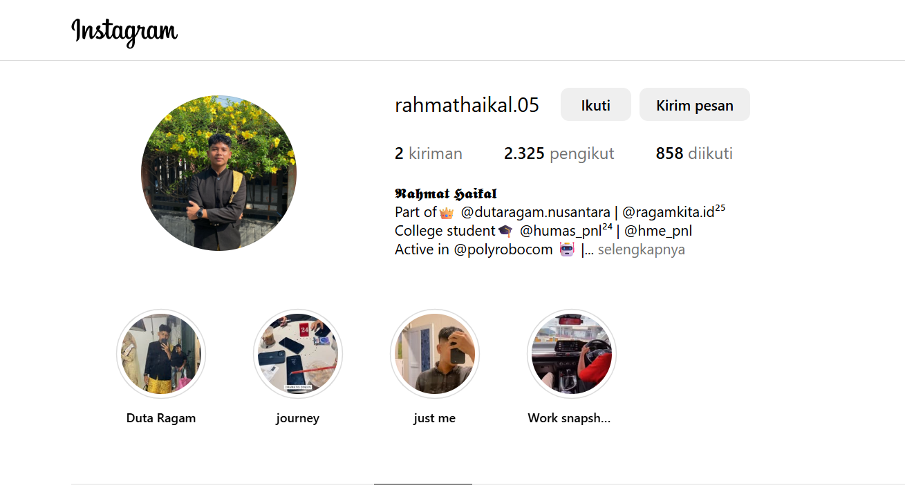 Instagram Screenshot